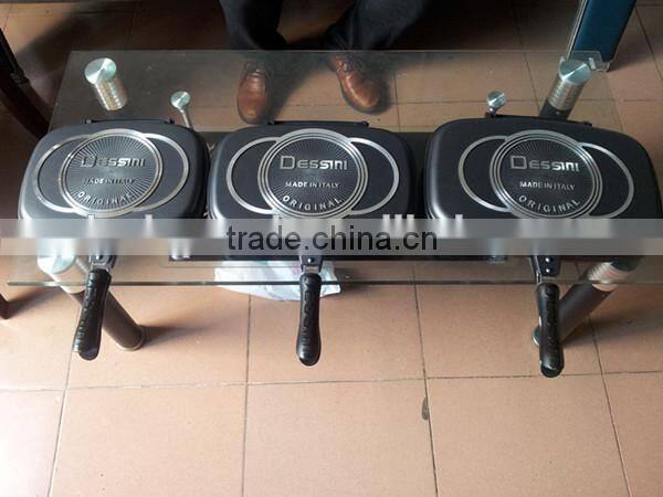 dessini die cast aluminium double sided frying pan