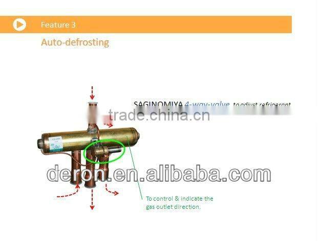 Quality certified DERON household monoblock air source heat pump water heater with home heating