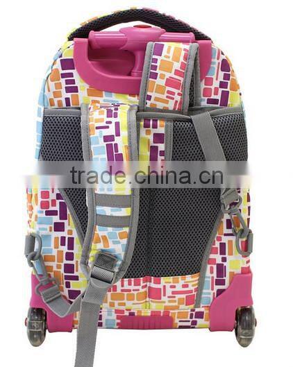 Hot sale trolley school bag for boy and girl wholesale school bags 2015