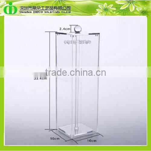 DDJ-0055 ISO9001 Chinese Manufacture Made SGS Test Custom Acrylic Necklace Box With Lid
