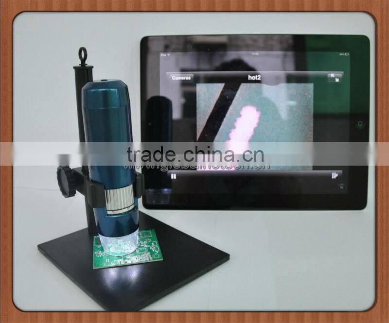 5~200 portable digital microscope for mobile phone and tablet PC