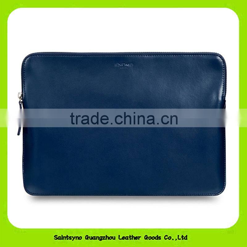 15055 Factory wholesale leather cover case tablet holder with zipper