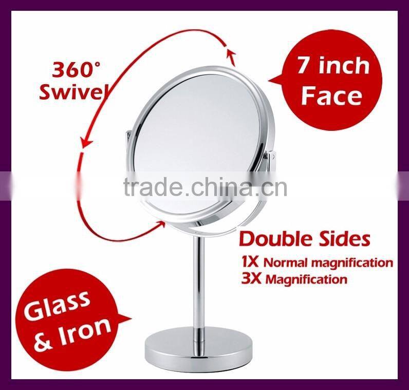 Table standing cosmetic mirror for wholesales