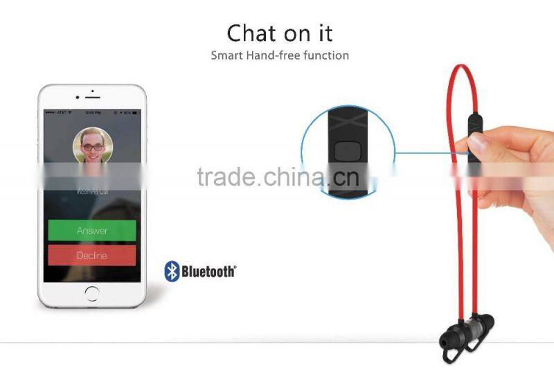 mini wireless sports bluetooth earphone with stereo sound