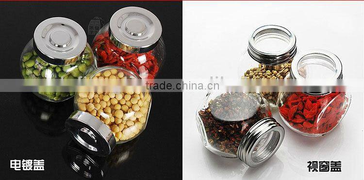 200ml tumbler glass Condiment Bottle Glass Candy Jar Glass Salt/Sugar Jar
