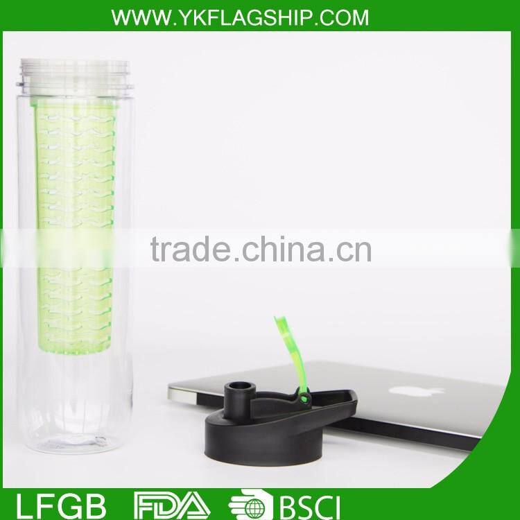 Sport portable water bottle joyshaker with filter, bpa free fruit infuser water bottle,water bottle joyshaker supplier