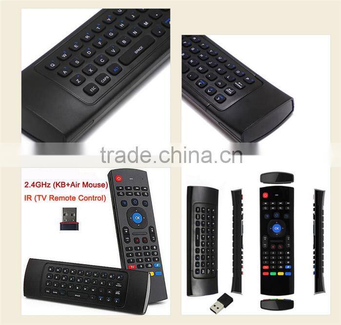 Fly Air Mouse Wireless Keyboard 2.4GHz Qwerty Remote M8 MX3 & more Android KODI
