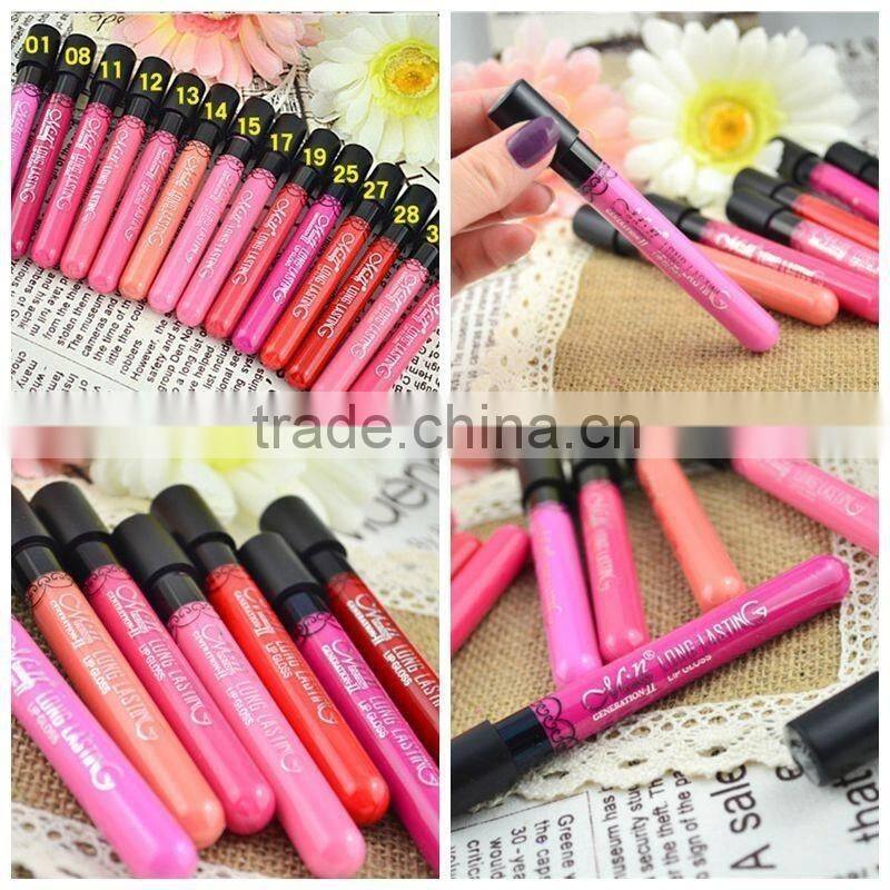 Menow 38colors matte lipstick waterproof long lasting liquid peel off lipstick