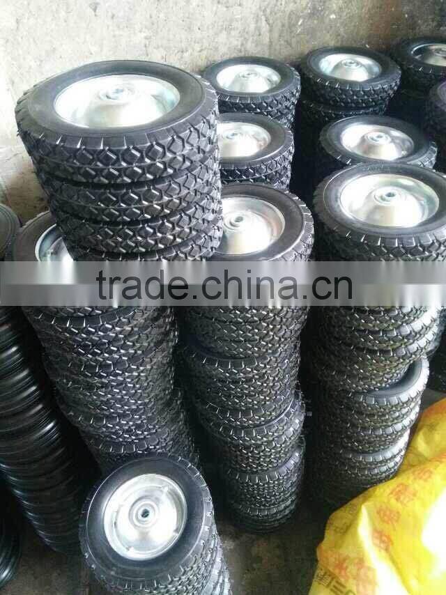 8 and 10 inch solid rubber wheel for wheelbarrow from china supplier
