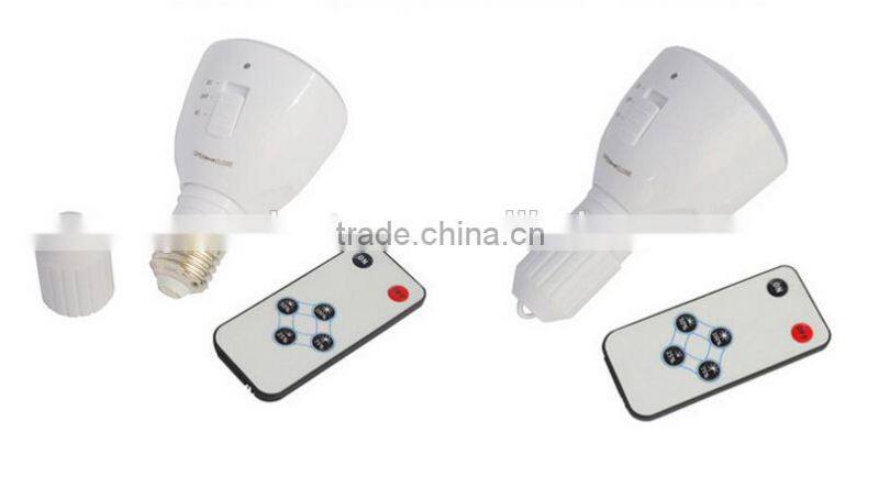 wholesale E27 emergency led light bulbs 4W 6W rechargeable led bulb