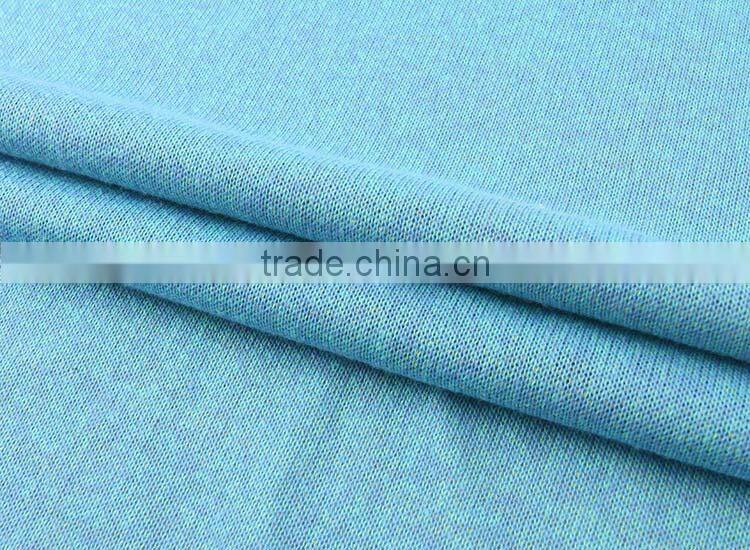 Shaoxing textile manufacturer Garment making use Elastane stretch terry fabric forclothing