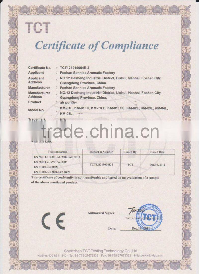 KM-03 mini water filter air purifier for car