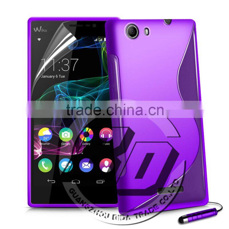 Ultra High Quality S Line soft TPU case for Wiko Ridge Fab 4G TPU case Factory price