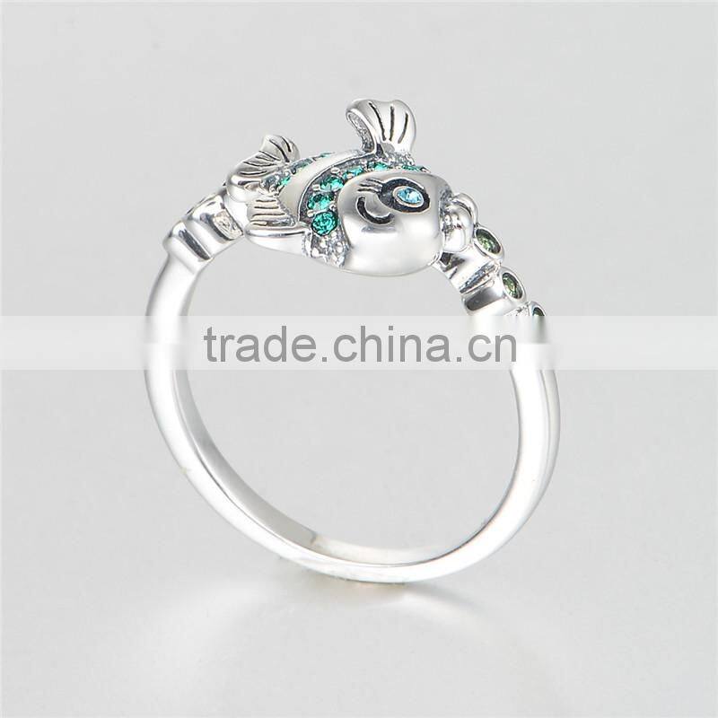 Wholesale Fish Shape Designer Rings For Women