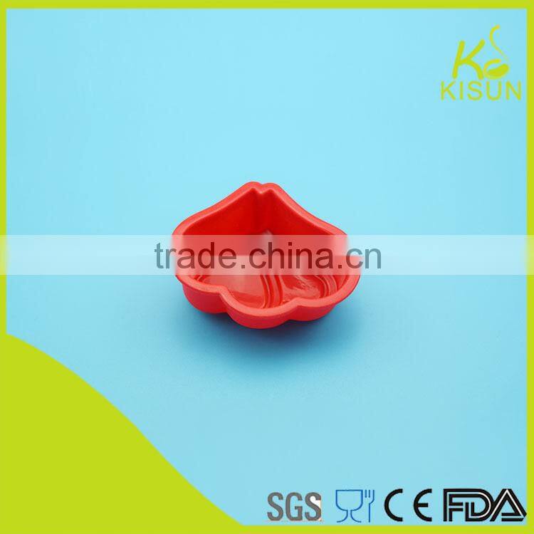 two connect heart shape dessert mould chocolate mould