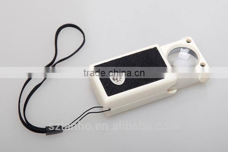 45X 25mm LED lamp PULL-TYPE MAGNIFIER