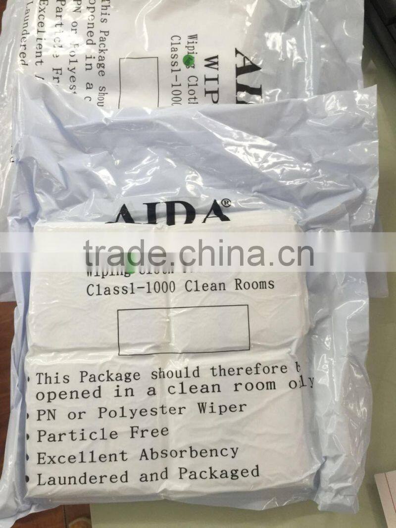 Microfiber Wiper Clean Room Wipers For LCD Touch Screen Polyester Cleanroom Wiper