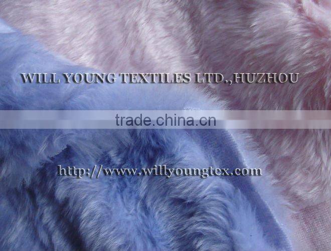 Polyester or mixed with acrylic fur, faux fake fur fabric-fur 250-750GSM