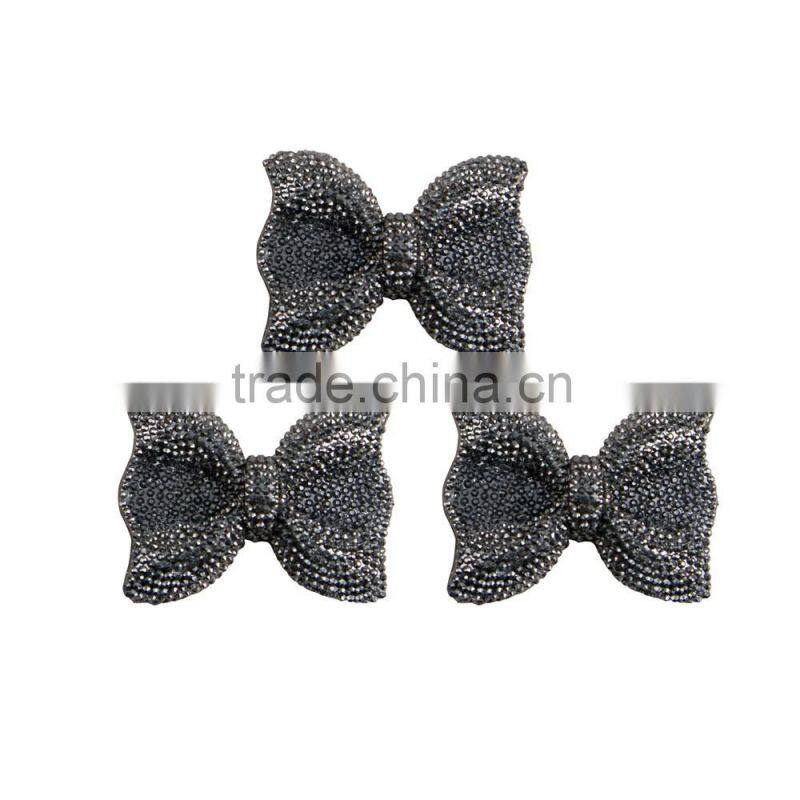 wholesale 2016 beautiful handmade resin rhinestone Bowknot