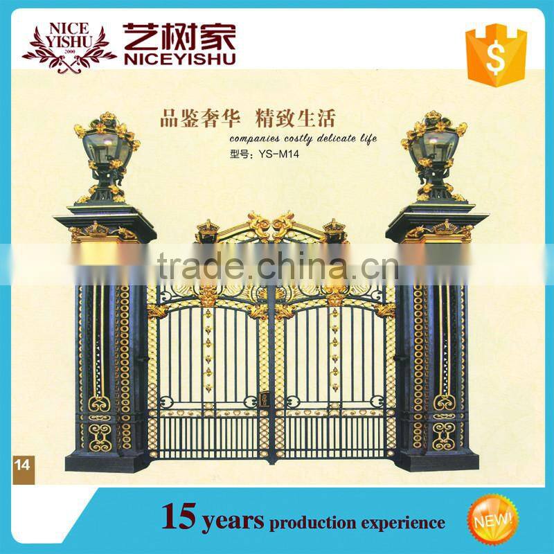 Customized aluminum main gate designs, gate design, different steel gate designs