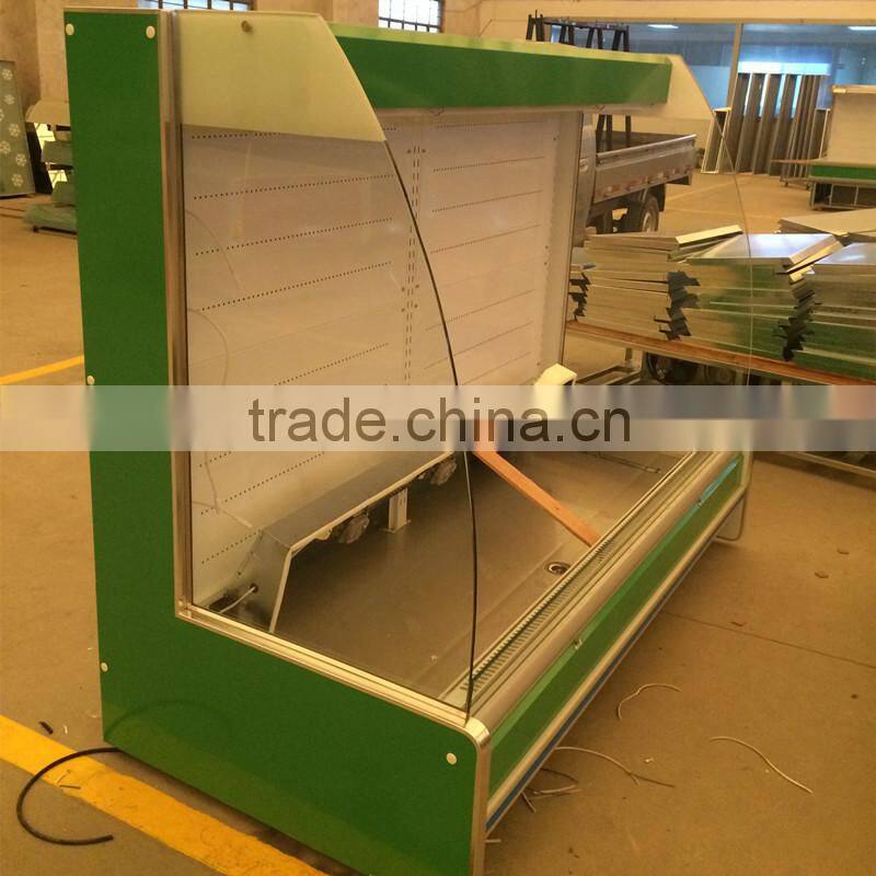 2M New design Commercial vegetable refrigerator for supermarkets