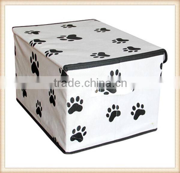 Mickey and footprint non woven foldable storage box for kids