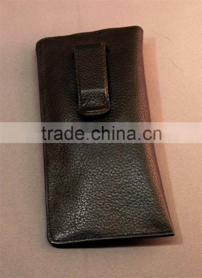 Customized design Premium Leather Eyeglass /Personlized Glasses Case with CLIP