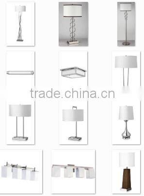 2015 High qulity and best selling floor lamp in stain nickel finish