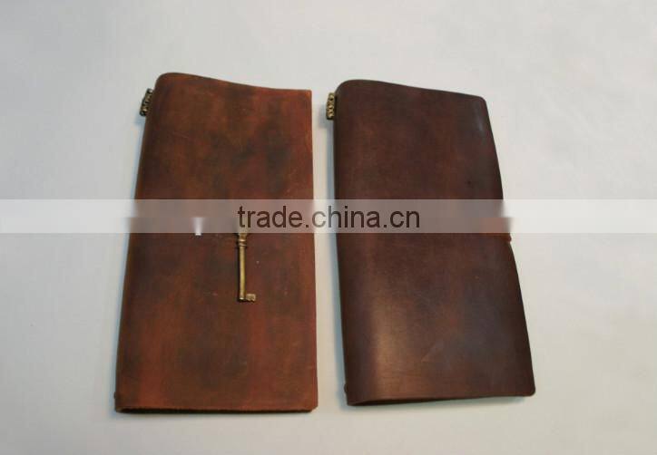 Crazy horse leather handmade leather journals