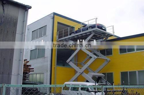Hydraulic underground scissor platform for car