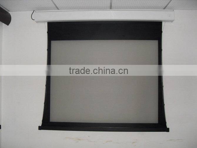 tubular motor tension projection screen