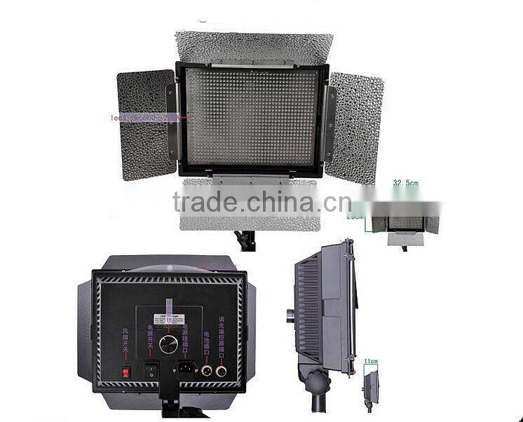 Full function camera DV camcorders 2000 LED video light with 2000pcs leds