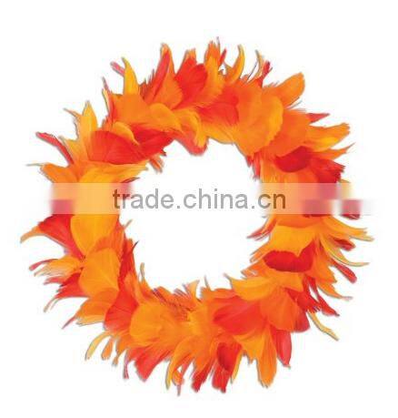 Feather Wreath (rainbow) Party Accessory