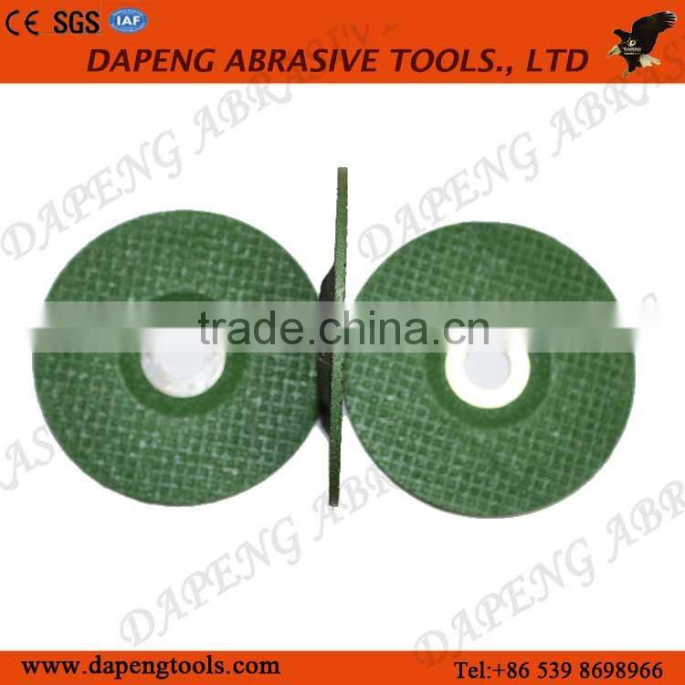High-profile carbon wheels 4 " green silicon carbide cutting grinding wheel