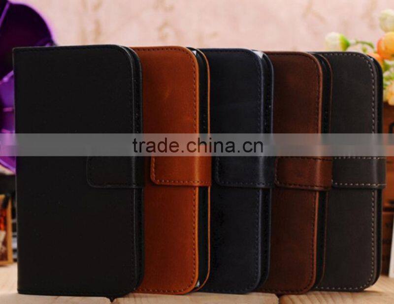 2015 Napov High Quality Competitive Price Leather Flip Case for HTC One M8