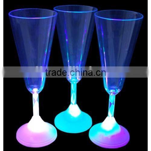 Factory supply led flashing champagne cup with different design for promotion gifts