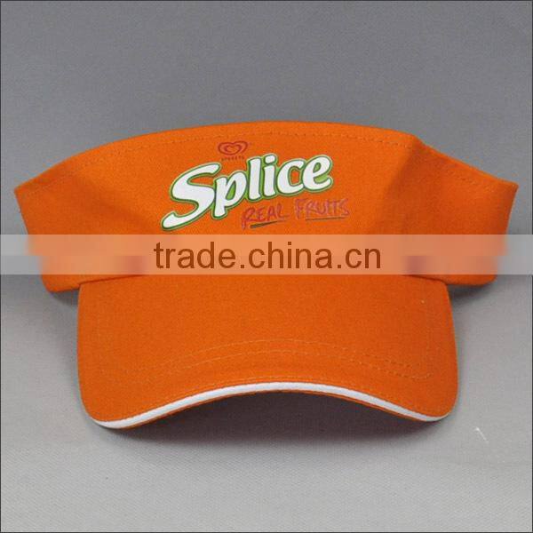 summer sun visor cap/blank visor cap