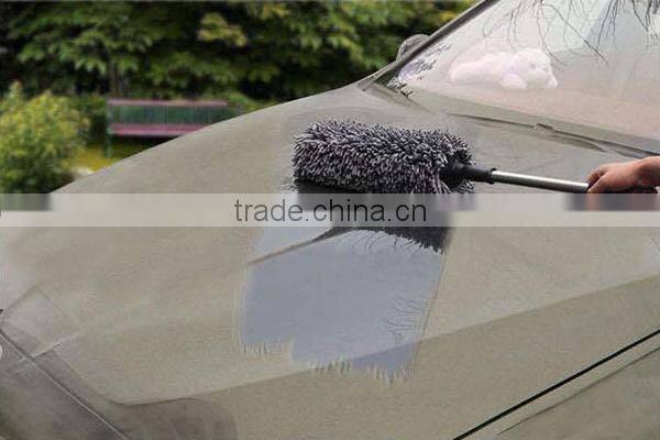 Long Extendable Handle Exterior Or Interior Use Microfiber Multipurpose Duster Car Wash Brush