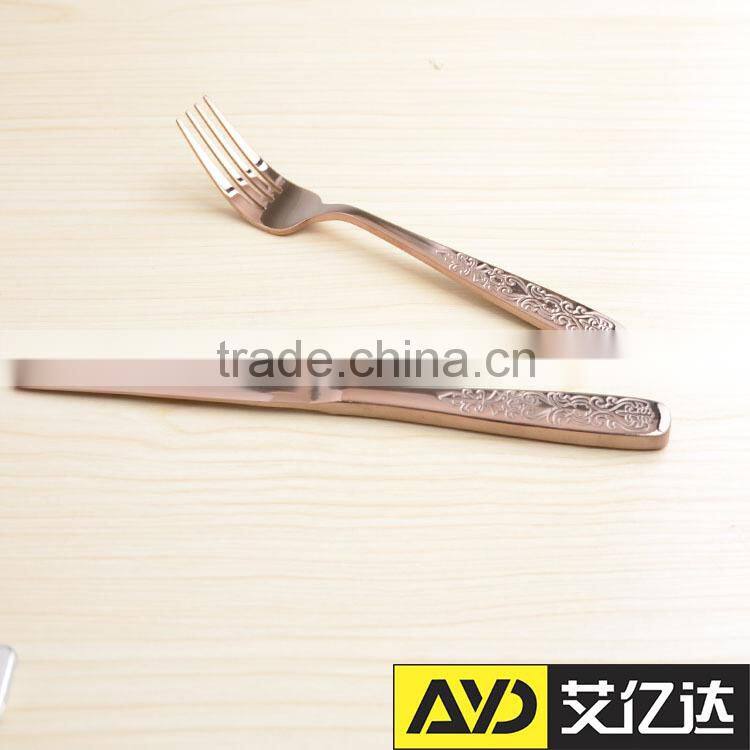 Cutlery Set 72! stainless steel gold plated cutlery