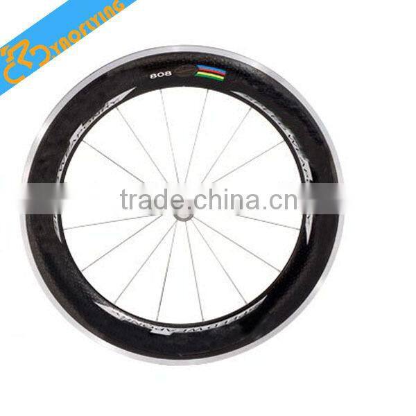Full carbon fiber matt glossy oem carbon wheelset bicycle wheels,88mm carbon wheels Chincher and Tubular.