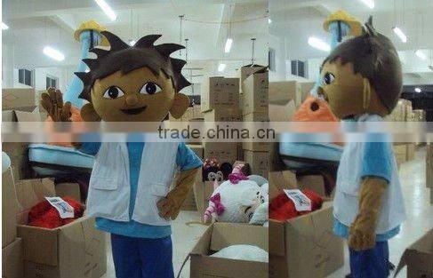 Diego Mascot Costume, mascot costume from Diego
