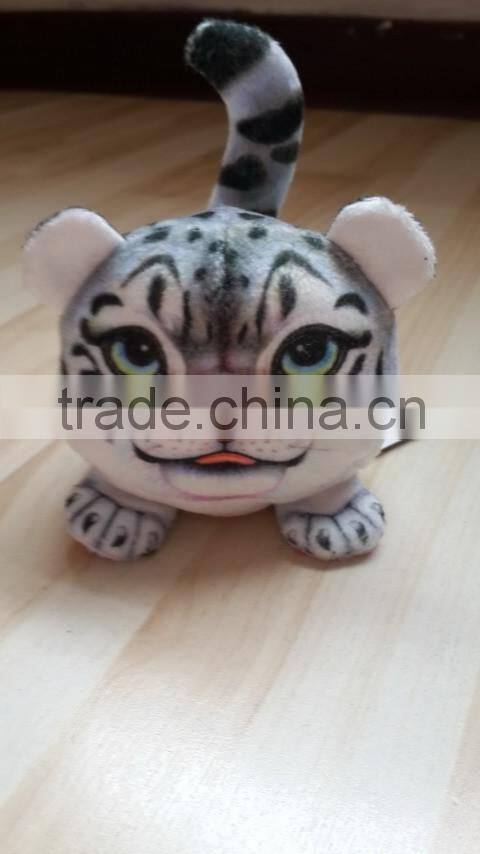 promotional gift plush toy owl with beans 3 D printing plush owl earthbag small size stuffed plush earthbag with beans