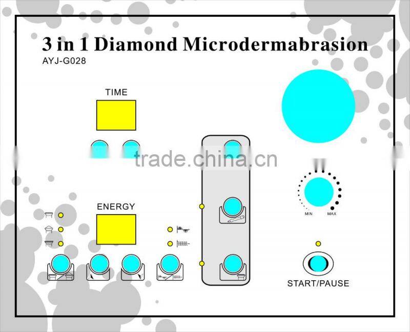 AYJ-G028(CE)used spa equipment China manufacturer diamond tips microdermoabrasion portable