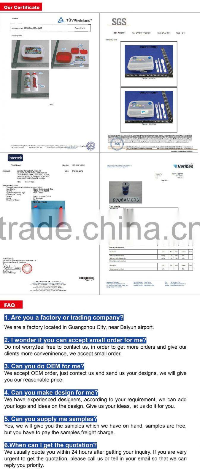 Handle Tin Cartoon Kids Coin Bank with Lock