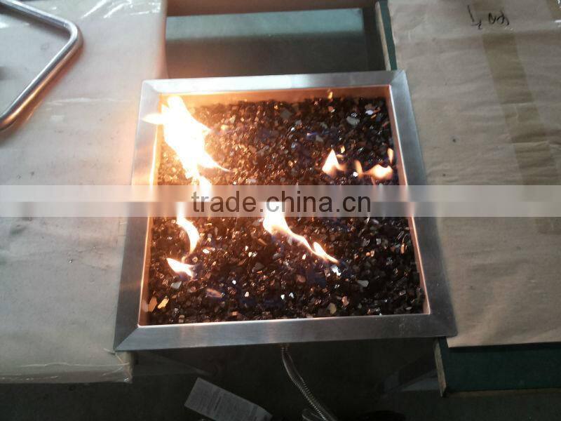 Outdoor Rectangle Gas Fire PIt Burner for fire pit table