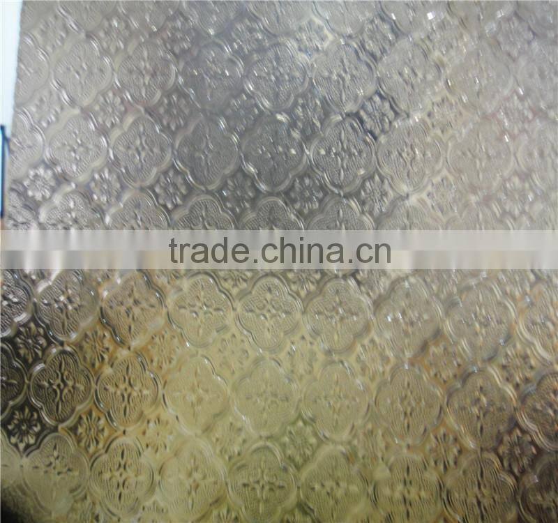 3mm 3.5mm 4mm 5mm 6mm bronze flora pattern glass