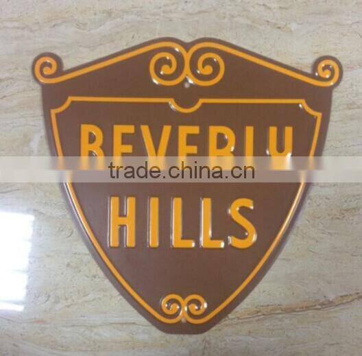 caution/notice aluminum plaque, warning road sign