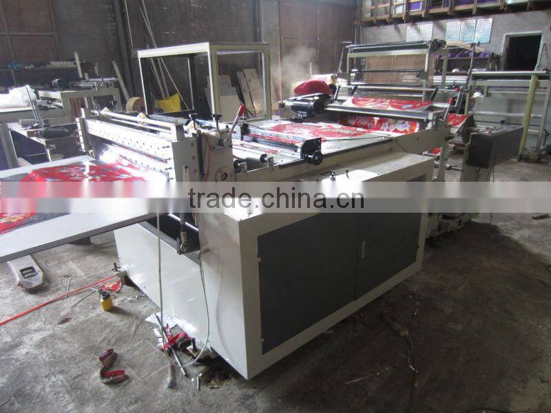 PVC film roll heat pressing and smooth sheet cutting machine