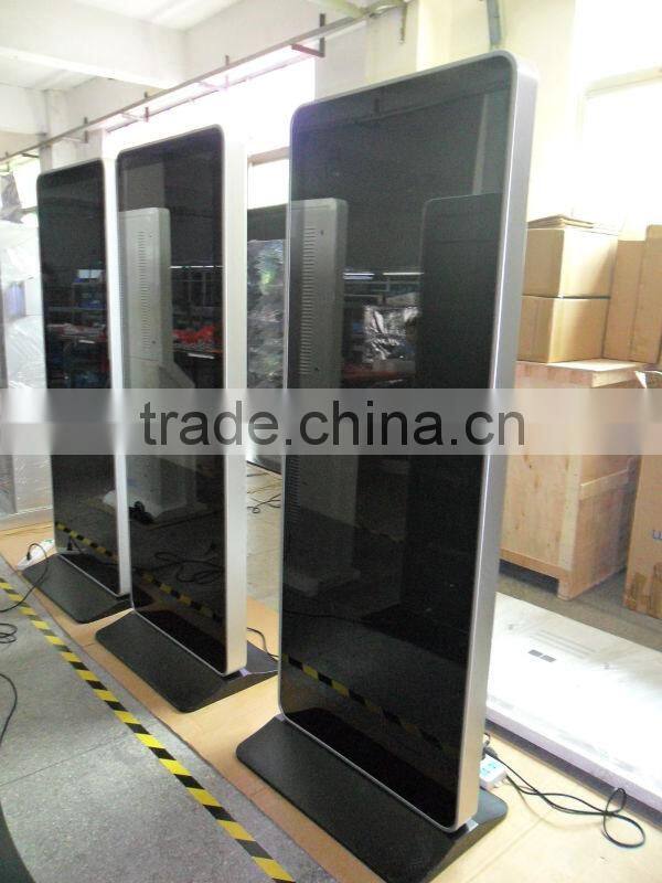 46 inch HD Airport Digital Signgae Free Standing LCD Display totem Advertising outdoor prices