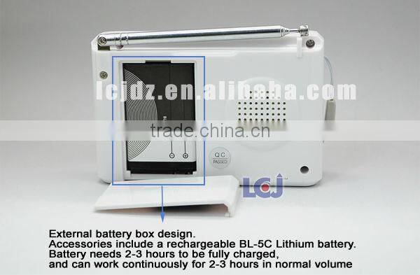 2015 mini active speaker with rechargeable battery